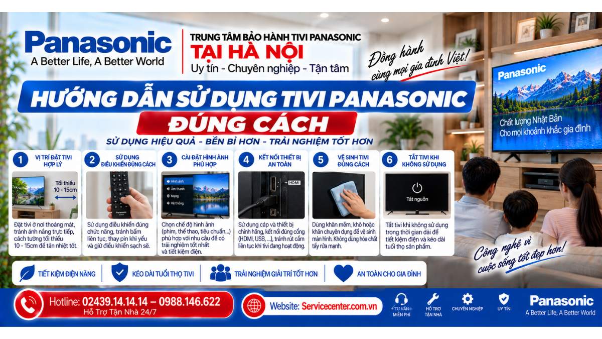 Hướng Dẫn Sử Dụng Tivi Panasonic Đúng Cách Website: Servicecenter.com.vn 📞 Hotline: 02439.14.14.14 – 0988.146.622 – Hỗ Trợ Tận Nhà 24/7