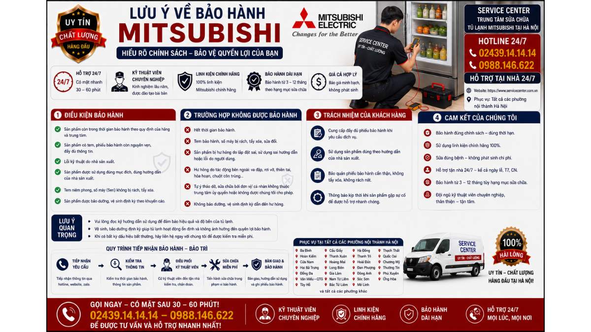 Lưu ý về bảo hành Mitsubishi https://www.servicecenter.com.vn Hotline: 02439.14.14.14 - 0988.146.622 Uy Tín – Hỗ Trợ Tại Nhà 24/7